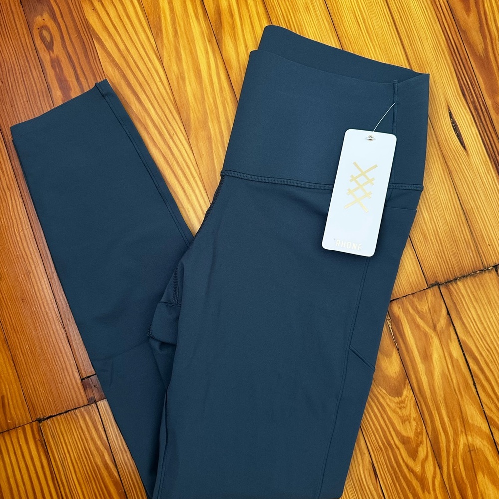 NWT RHONE Blue Pocket Leggings